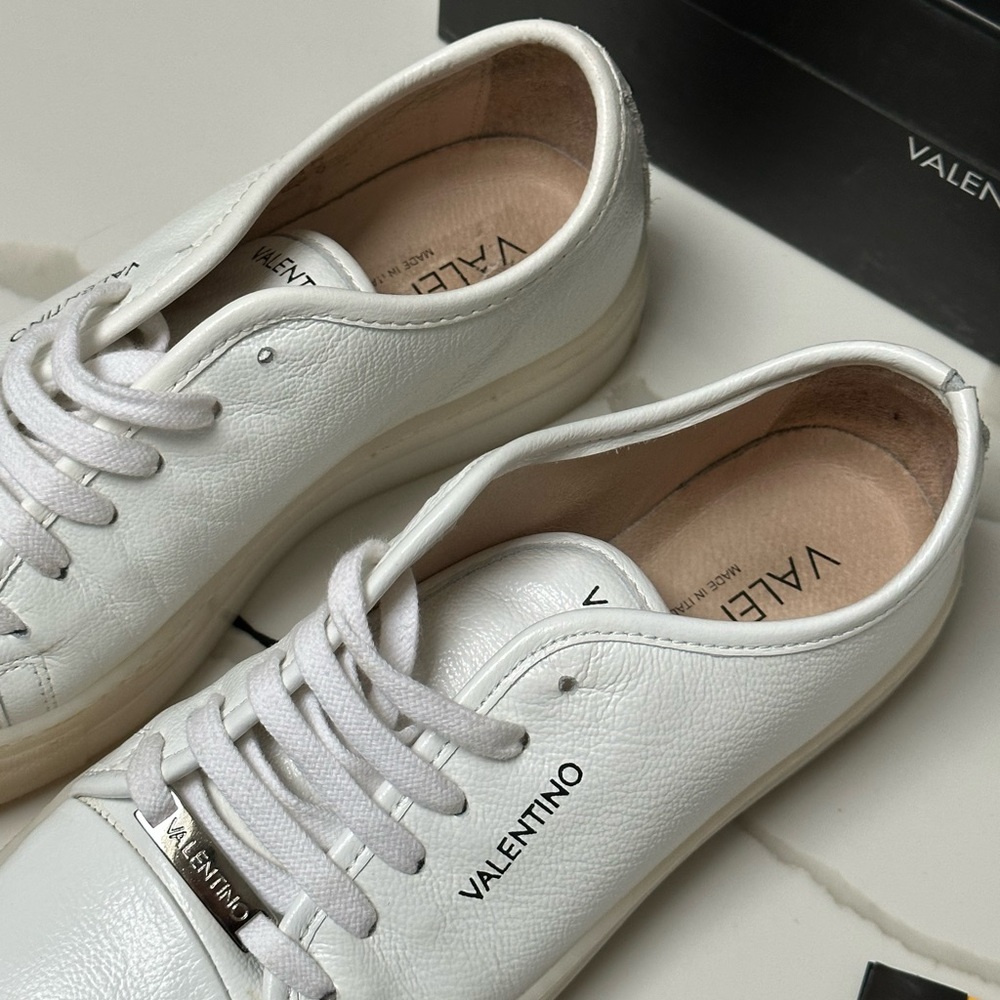 Valentino Dahlia White Sneakers